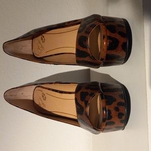 Colin Stuart Animal Print Platforms. Size 9.